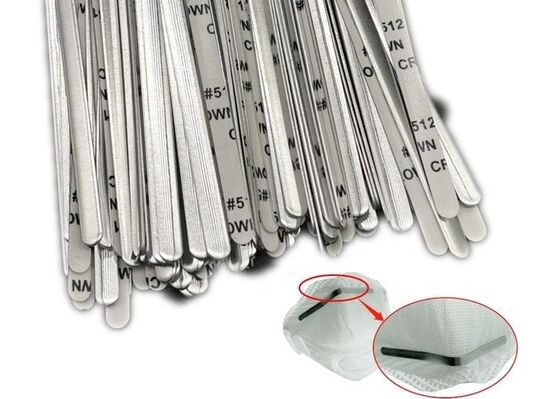 comprare Il cavo di alluminio del ponte della striscia del naso della maschera per la maschera di protezione ha lanciato 5mm riparati fabbricazione online