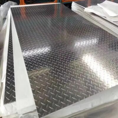 comprare 5052 3003 passo di alluminio Diamond Plate Mill Finish 500mm fabbricazione online