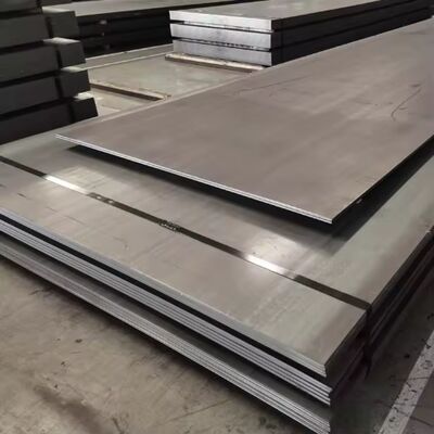 comprare Q235B Q355 Piastra di acciaio al carbonio laminata a caldo con spessore 6-40 mm e superficie in rilievo per la costruzione e l'ingegneria fabbricazione online