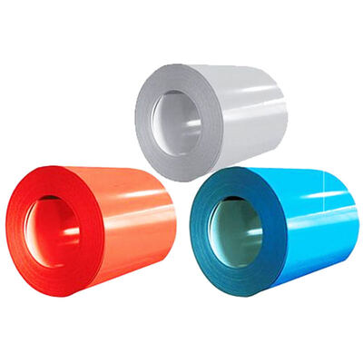 comprare Coil in acciaio rivestito a colori PPGI con rivestimento PVDF anticorrosione e dimensioni personalizzate per costruzioni e elettrodomestici fabbricazione online