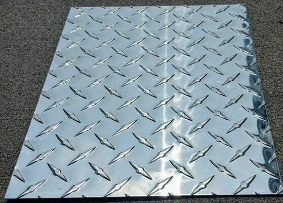 24 x 24 12x24 hanno lucidato Diamond Plate Panels di alluminio 3003-H22 6061-T6