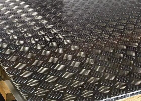 Pannello di alluminio impresso lucidato 3003 del piatto del passo 6061 T6 8mm 6mm