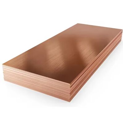 Piastre in rame puro ASTM/JIS/GB 99% spessore 1mm-3mm superficie lucida T1 T2 T3 piastre in ottone per applicazioni industriali e decorative