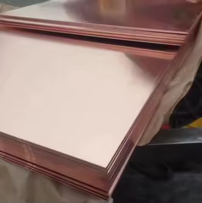 C11000 Copper Plate 99.9% Pure High Conductivity Customizable Sizes for Construction & Industrial Use
